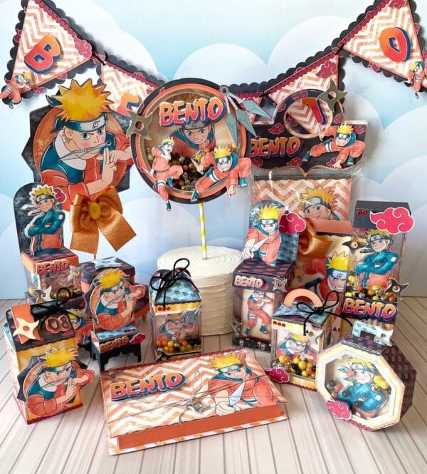 Kit Festa Naruto Luxo - Arquivo Digital