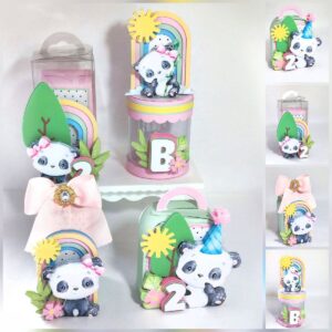 kit festa panda studio e pdf montagem 1