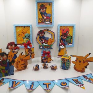 kit festa pokemon arquivo digital festa