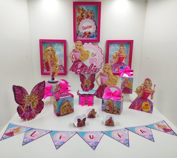 Kit Festa Pronta Barbie - Arquivo Digital