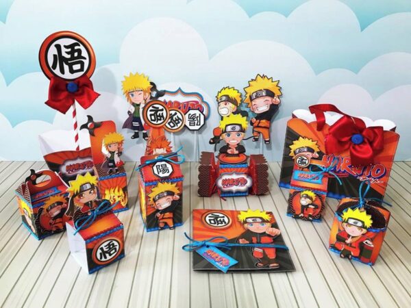 Kit Festa Pronta Naruto - Arquivo Digital