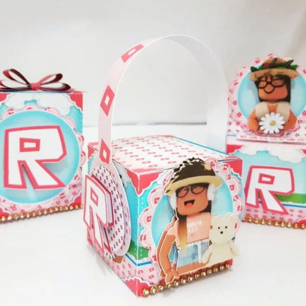 Kit Festa Roblox Menina - Arquivo Digital - Imagem 5