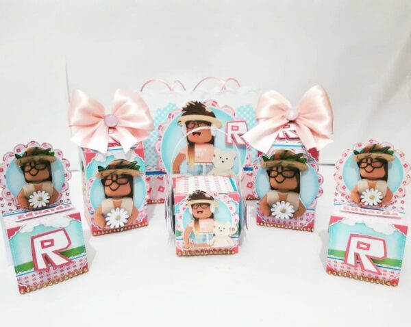 Kit Festa Roblox Menina - Arquivo Digital - Imagem 2