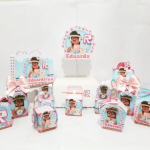 kit festa roblox menina arquivo digital roblox menina