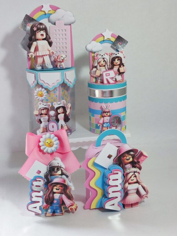 Kit Festa Roblox Menina - Studio e pdf - Imagem 2