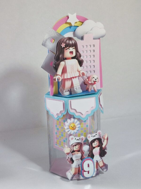 Kit Festa Roblox Menina - Studio e pdf - Imagem 4