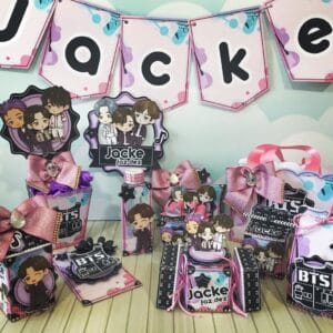 Kit Festa Só um bolinho Bts Cute - Arquivo Digital