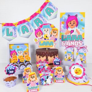 kit festa so um bolinho pkxd menina arquivo digital decoracao festa