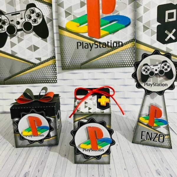 Kit Festa Só um bolinho Playstation - Arquivo Digital