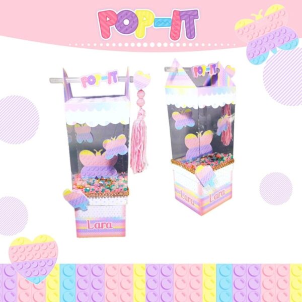 Kit Festa Só um bolinho Pop It - Arquivo Digital