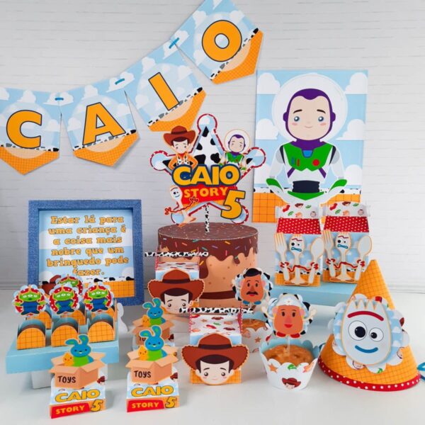Kit Festa Só um bolinho Toy Store - Arquivo Digital