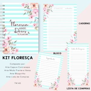 kit floresca azul arquivo digital registro de informacoes