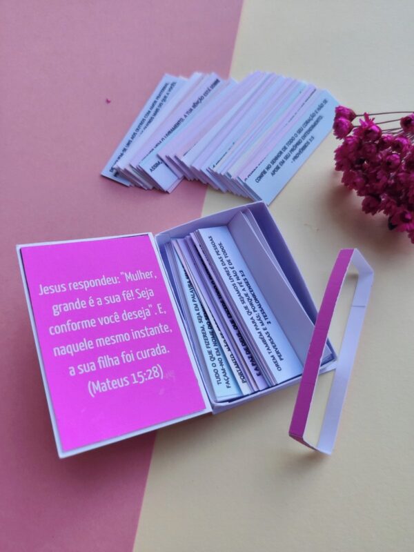 Kit Mini Bíblia Religioso Versículos - pdf e Png - Imagem 3