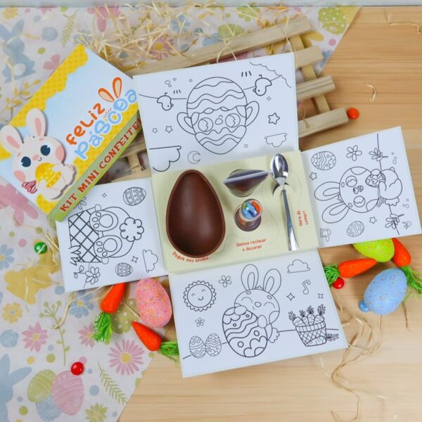 Kit Mini Confeiteiros Páscoa Coelhinhos - Arquivo Digital - Imagem 3