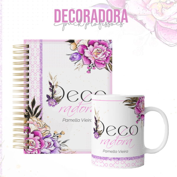 Kit para Encadernação Decoradora - Arquivo Digital - Imagem 2