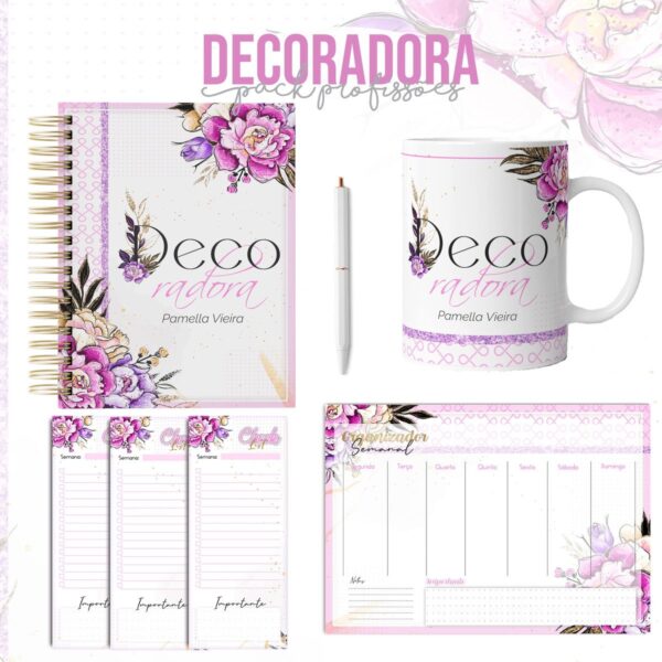 Kit para Encadernação Decoradora - Arquivo Digital