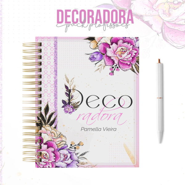 Kit para Encadernação Decoradora - Arquivo Digital - Imagem 3