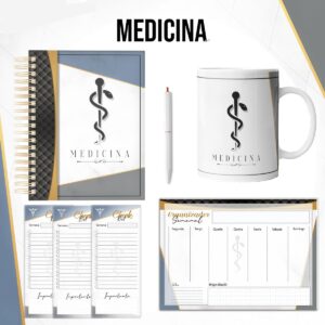 Kit para Encadernação Medicina Masculina - Arquivo Digital