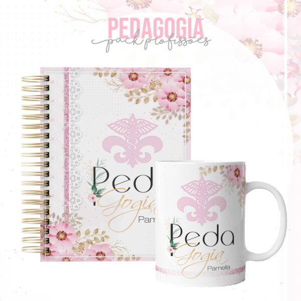 Kit para Encadernação Pedagogia - Arquivo Digital - Imagem 2
