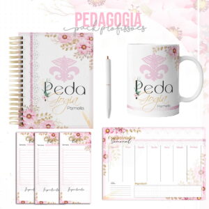 kit para encadernacao pedagogia arquivo digital capa agenda