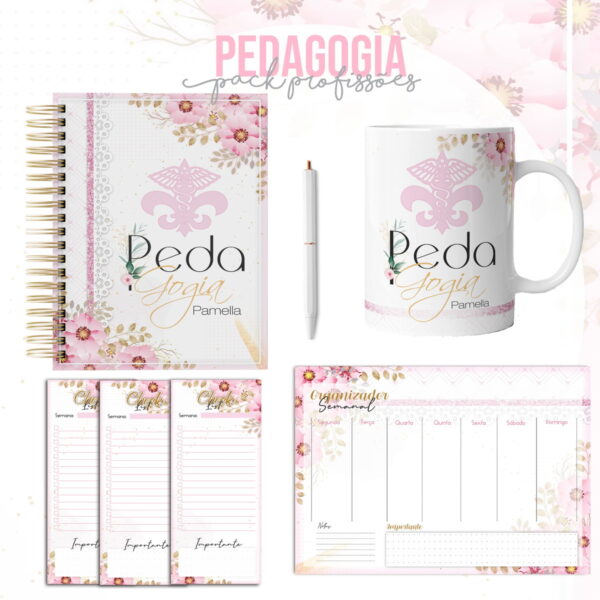 Kit para Encadernação Pedagogia - Arquivo Digital