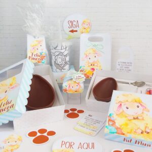 kit pascoa cordeirinho arquivo digital arquivo de corte pascoa 1