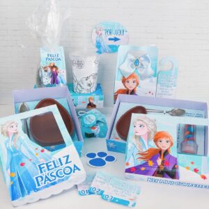 kit pascoa frozen arquivo digital scrapbook 1