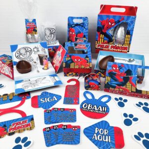 kit pascoa homem aranha arquivo digital papelaria digital