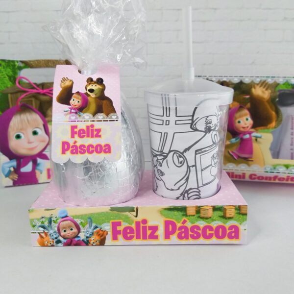 Kit Páscoa Marsha e o Urso - Arquivo Digital - Imagem 5