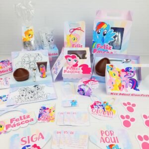 kit pascoa my little poney arquivo digital caixa