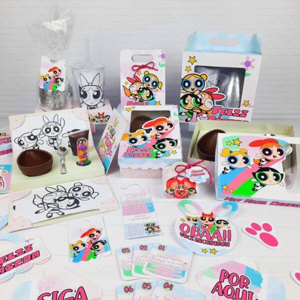 Kit Páscoa Super Poderosas - Arquivo Digital
