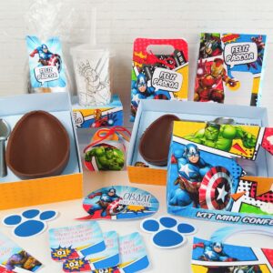 kit pascoa vingadores arquivo digital papel e cia 1