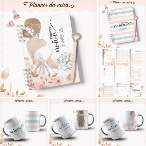 Kit Planner da Noiva - Arquivo Digital