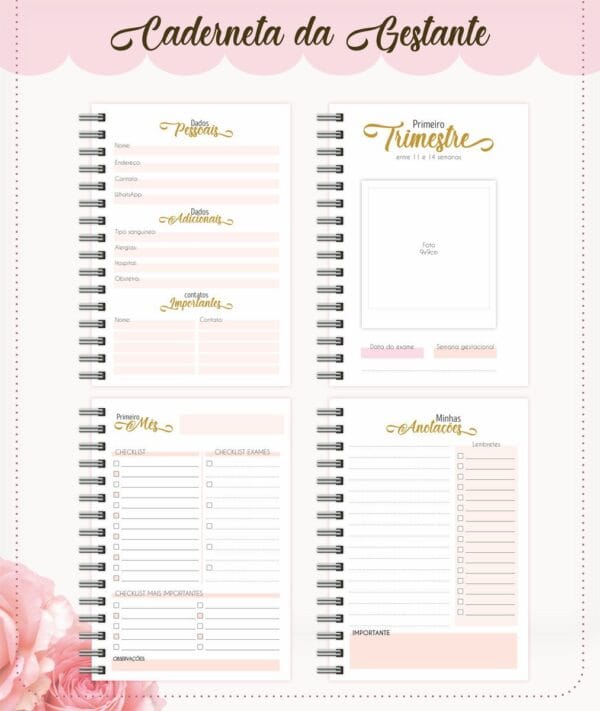 Kit Planners Gestantes - Arquivo Digital