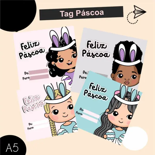 Kit Png Mascote Pascoa Menino E Menina Download Instantaneo 4