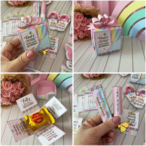 Kit Presentes Dia Da Mulher 2025 Cards E Caixinhas Prontos 5