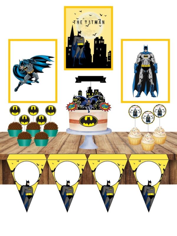 Kit Só um bolinho Batman - Arquivo Digital
