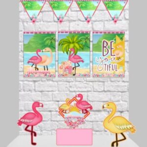 kit so um bolinho flamingo arquivo digital montagem