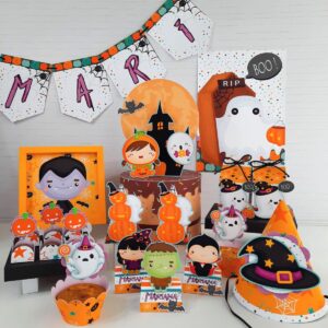 kit so um bolinho halloween arquivo digital montagem