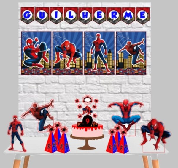 Kit Só um Bolinho Homem Aranha - Arquivo Digital