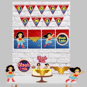 kit so um bolinho mulher maravilha arquivo digital arquivo de corte