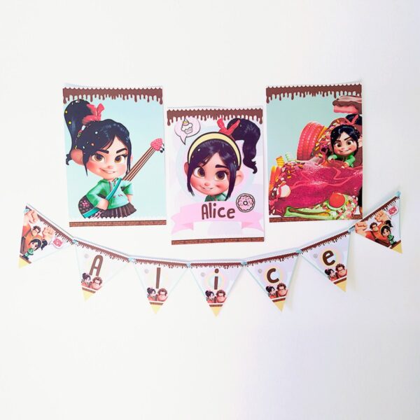 Kit Só um bolinho Princesa Vanellope - Arquivo Digital - Imagem 4