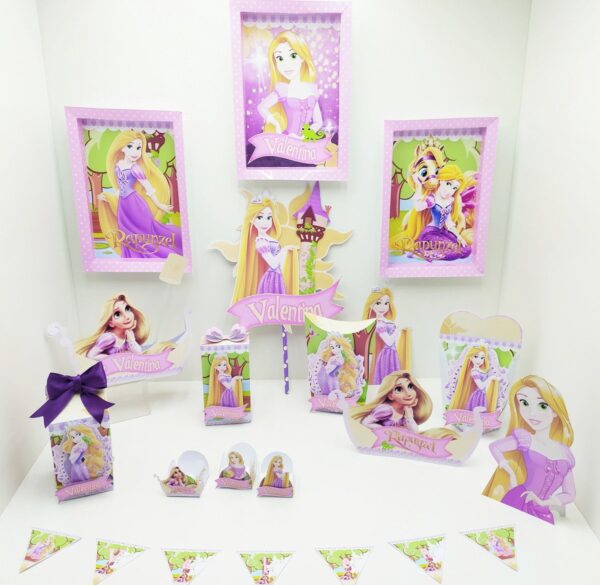 Kit Só um bolinho Rapunzel - Arquivo Digital