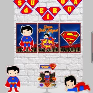kit so um bolinho superman arquivo digital impressao