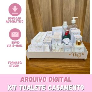 kit toalete banheiro casamento studio arquivo de corte 1