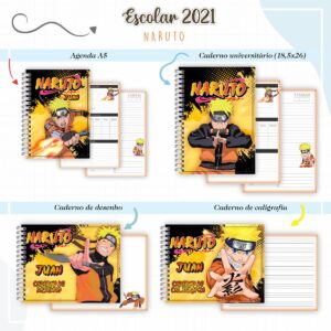 kit volta as aulas naruto arquivo digital naruto 1