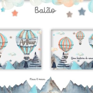livro 12 meses balao menino arquivo digital papel e cia 1