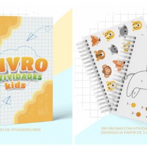 livro atividades kids desenhos