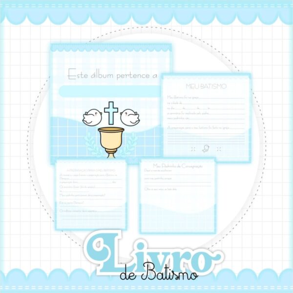 Livro Batizado Menino - Arquivo Digital