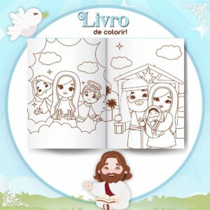 livro colorir religioso infantil arquivo digital livro colorir infantil